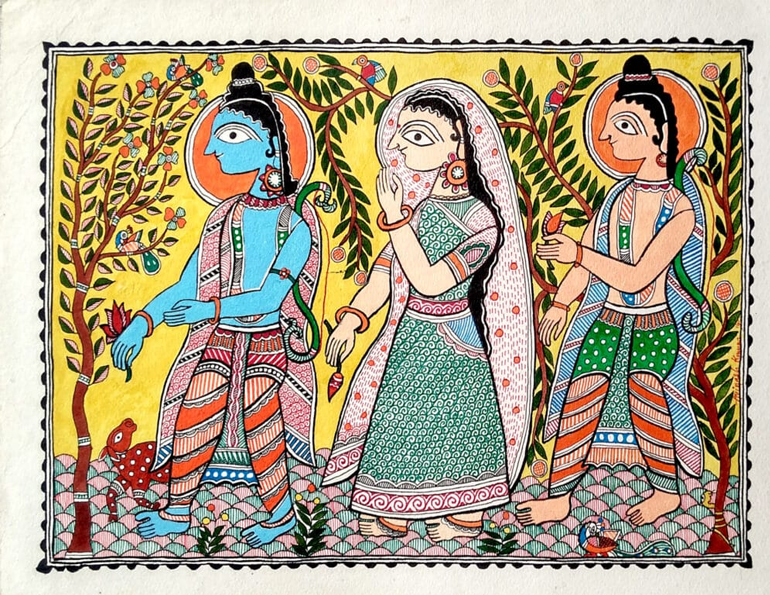 Folk Painting Artist in India